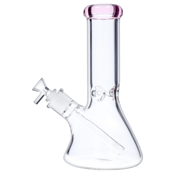 DHC Beaker with Color Mouthpiece & Ice Pinch Bong - 10 in.