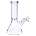 DHC Beaker with Color Mouthpiece & Ice Pinch Bong - 10 in.