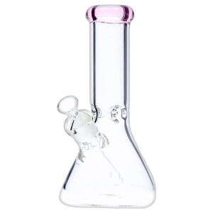 DHC Beaker with Color Mouthpiece & Ice Pinch Bong - 10 in.