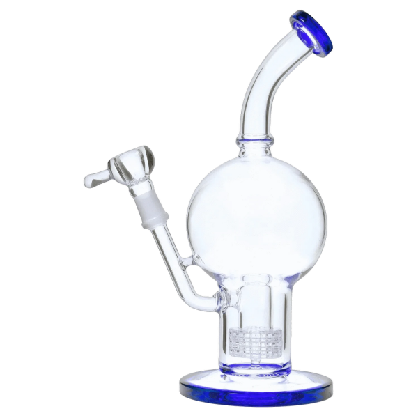 Smoke Cartel Bent Neck Ball w/ Matrix Perc Bong - 10 in.