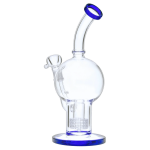 Smoke Cartel Bent Neck Ball w/ Matrix Perc Bong - 10 in.