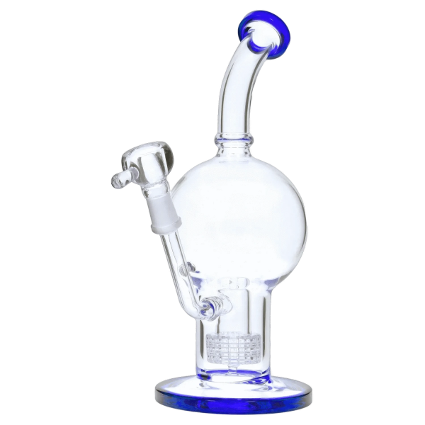Smoke Cartel Bent Neck Ball w/ Matrix Perc Bong - 10 in.