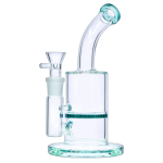 Smoke Cartel Bent Neck w/ Honeycomb Perc Bong - 9 in.