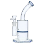Smoke Cartel Bent Neck w/ Honeycomb Perc Bong - 9 in.