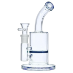 Smoke Cartel Bent Neck w/ Honeycomb Perc Bong - 9 in.