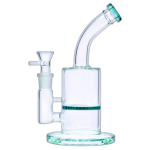 Smoke Cartel Bent Neck w/ Honeycomb Perc Bong - 9 in.