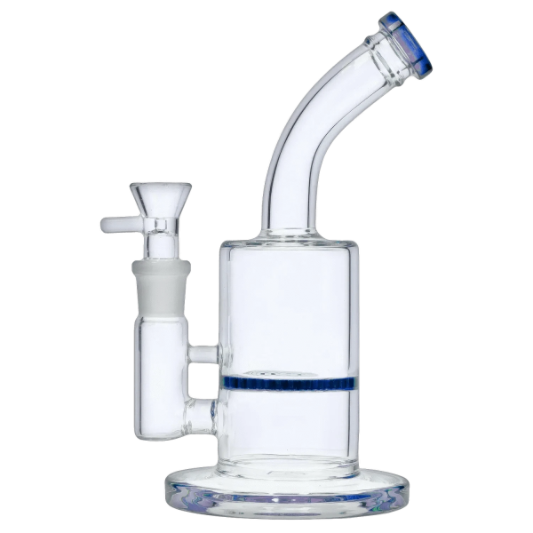 Smoke Cartel Bent Neck w/ Honeycomb Perc Bong - 9 in.