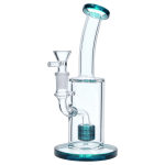 Smoke Cartel Bent Neck w/ Matrix Perc Bong - 9 in.