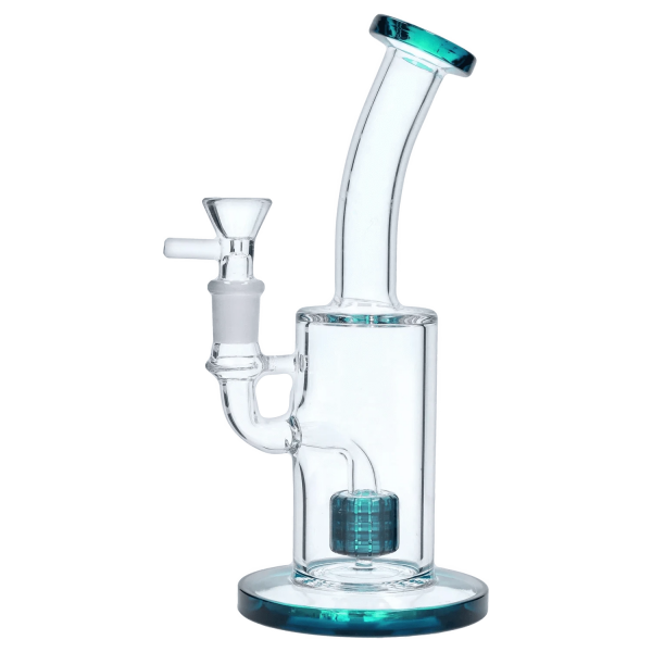 Smoke Cartel Bent Neck w/ Matrix Perc Bong - 9 in.