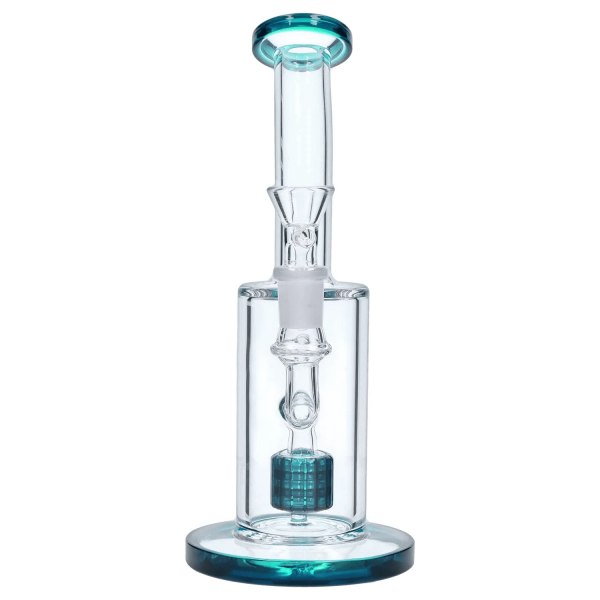 Smoke Cartel Bent Neck w/ Matrix Perc Bong - 9 in.