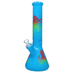 Octopus Beaker Bong - 14.7 in.