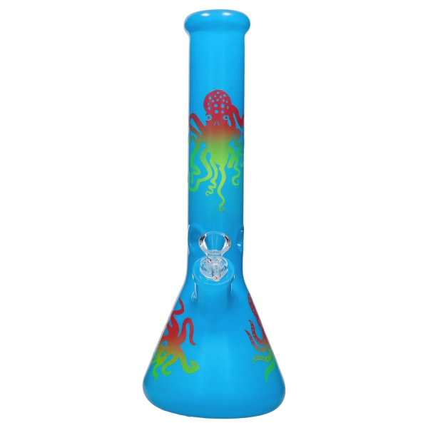 Octopus Beaker Bong - 14.7 in.