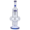 Smoke Cartel Tube-ular w/ Dual Perc Bong - 14 in.