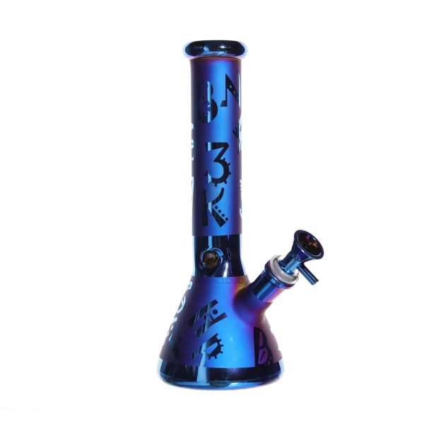 DHC Electro Plated Beaker Bong - 10 in.