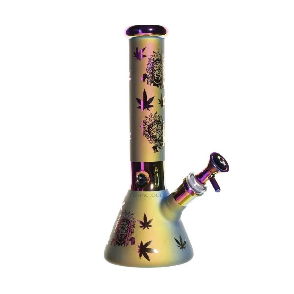 DHC Electro Plated Beaker Bong - 10 in.