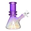 Smoke Cartel Heavy Iridescent Beaker Bong - 6 in.