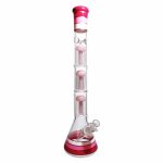 DHC Triple Chamber Mushroom Perc Beaker Bong - 22 in.