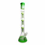 DHC Triple Chamber Mushroom Perc Beaker Bong - 22 in.