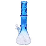 DHC Twisted Neon Beaker with Tree Perc