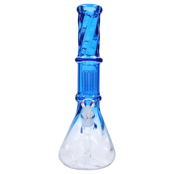 DHC Twisted Neon Beaker with Tree Perc