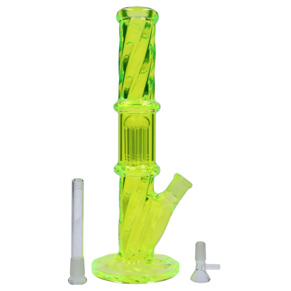 Smoke Cartel Twisted Straight Tube with Tree Perc
