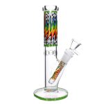 Smoke Cartel Wig Wag Straight Tube Bong