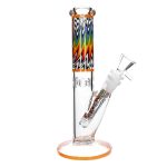 Smoke Cartel Wig Wag Straight Tube Bong