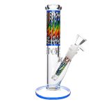 Smoke Cartel Wig Wag Straight Tube Bong