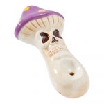 Skull Mushroom Ceramic Pipe