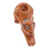 Wacky Bowlz Brown Dog Ceramic Pipe