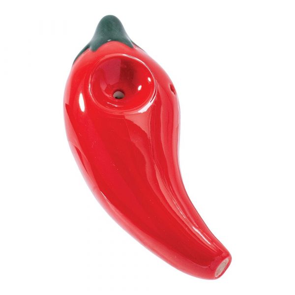 Wacky Bowlz Chili Pepper Ceramic Hand Pipe