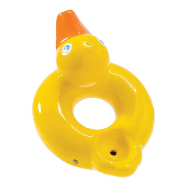 Wacky Bowlz Ducky Life Saver Ceramic Pipe
