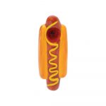 Wacky Bowlz Hot Dog Ceramic Hand Pipe