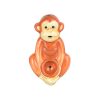 Wacky Bowlz Monkey Ceramic Hand Pipe