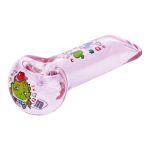 4" Pink Kush Hand Pipe - Transparent Pink