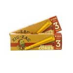Zig Zag King Size Unbleached Pre-Rolled Cones