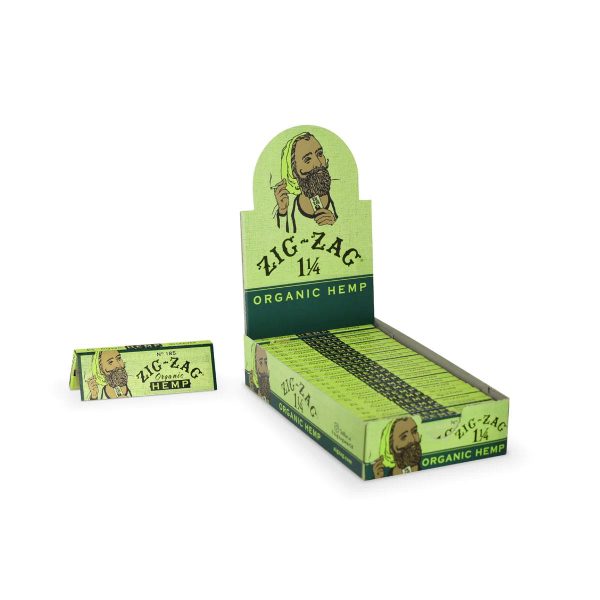 Zig Zag 1 1/4 Wide Organic Hemp Rolling Papers