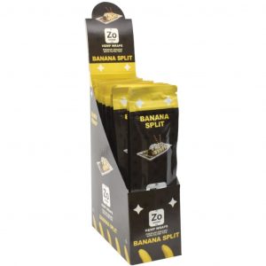 Zooted Banana Split Flavored Hemp Wraps - 25 Pack Display Box